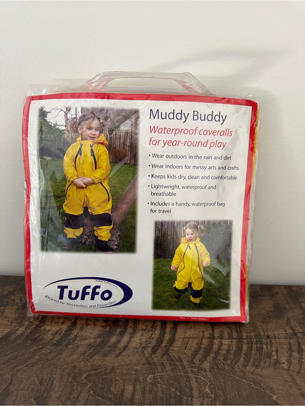 Tuffo Muddy Buddy Kids Waterproof Rain Coverall - Yellow